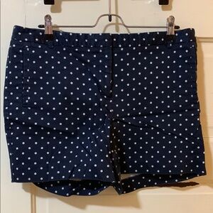 Van Heusen Blue and White Polka Dot Shorts